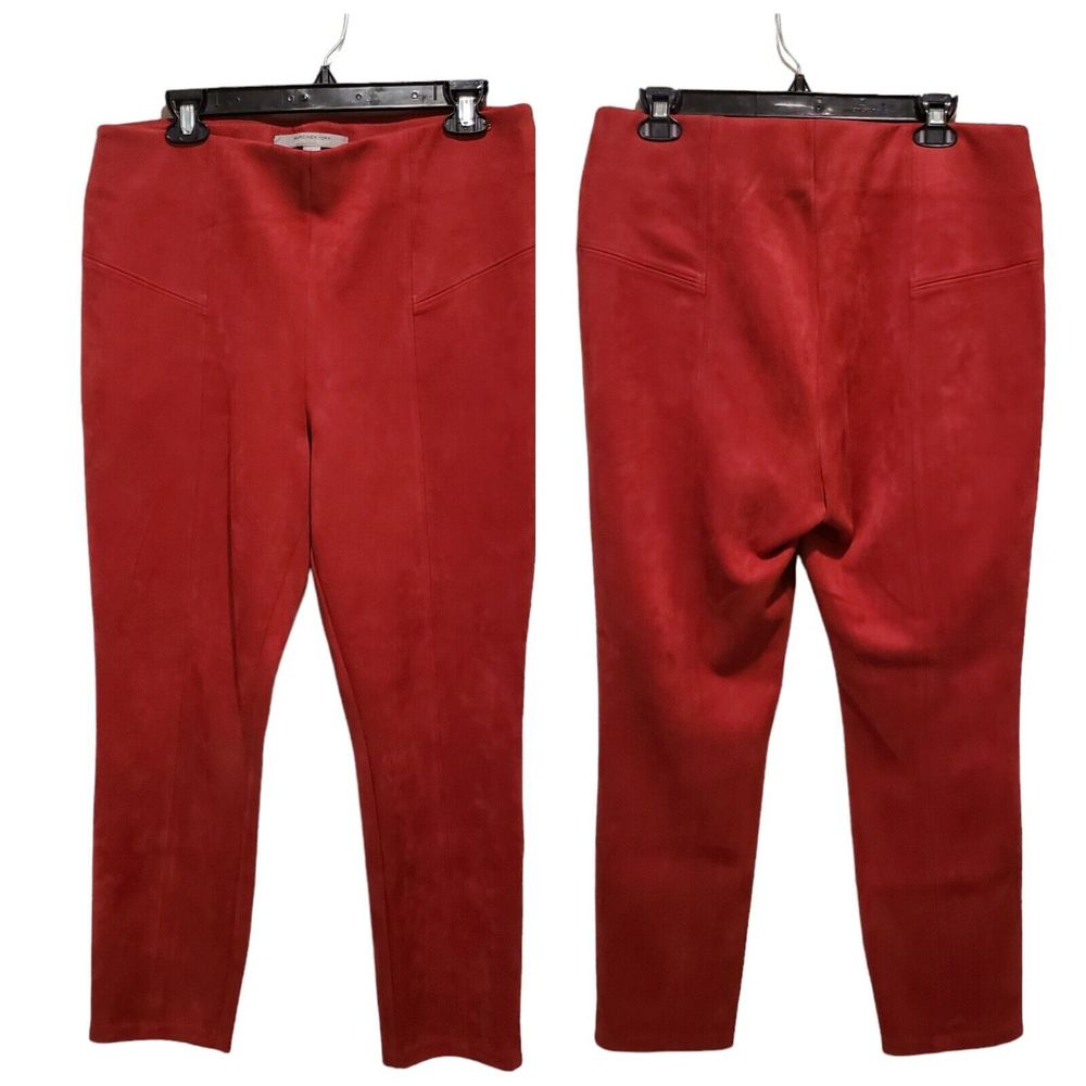 Elegant Red Women's Pants